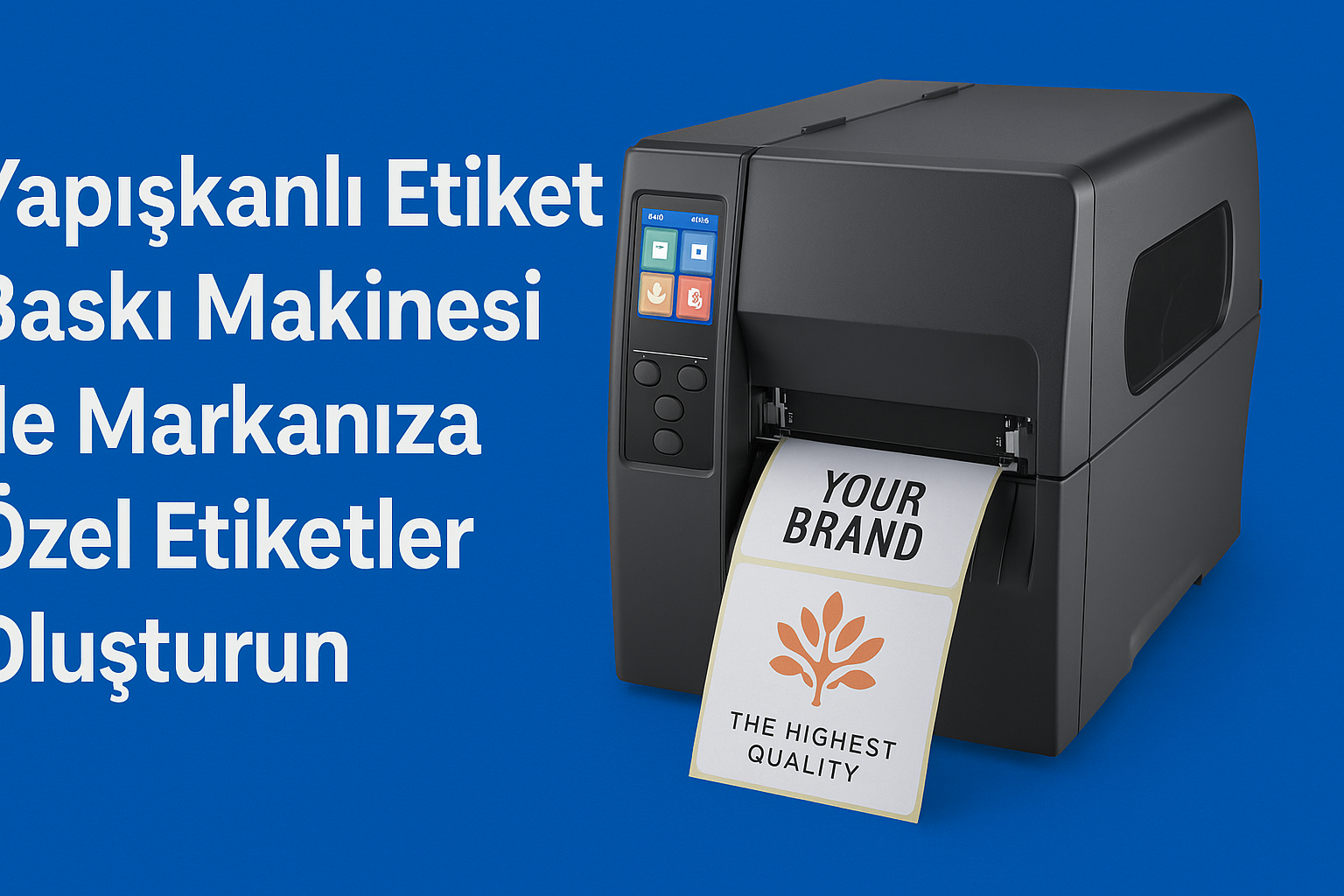 Yapışkanlı Etiket Baskı Makinesi ile Markanıza Özel Etiketler Oluşturun